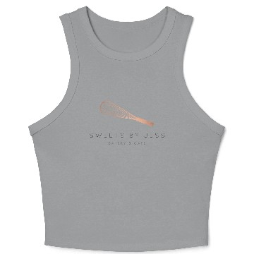 Discover Rose Gold Whisk Bakery Crop Tank Top