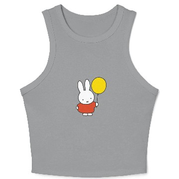 Discover Miffy with a balloon Crop Tank Top