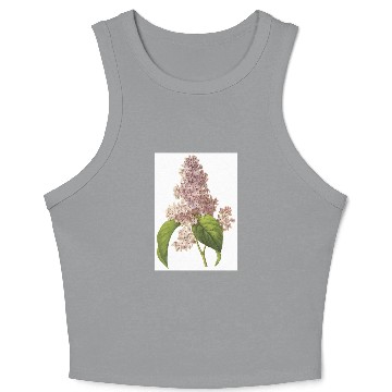 Discover lilac(Syringa sp.) by Redouté Crop Tank Top
