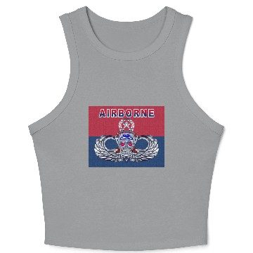 Discover Fearless 82nd Airborne Division Crop Tank Top
