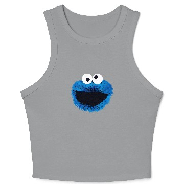 Discover Cookie Monster | Watercolor Trend Crop Tank Top