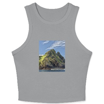 Discover Skellig Michael Ireland Sleeveless Crop Tank Top
