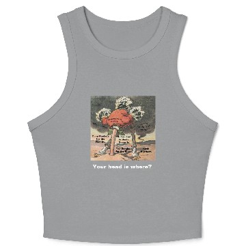 Discover Head in the Sand Anti-Republican Crop Tank Top
