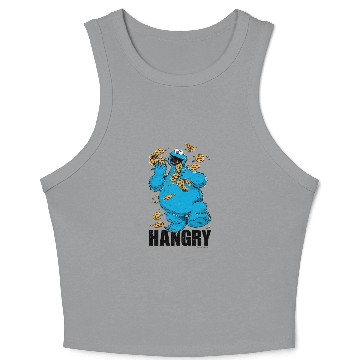 Discover Retro Cookie Monster | Hangry Crop Tank Top