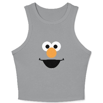 Discover Elmo Face Art Crop Tank Top