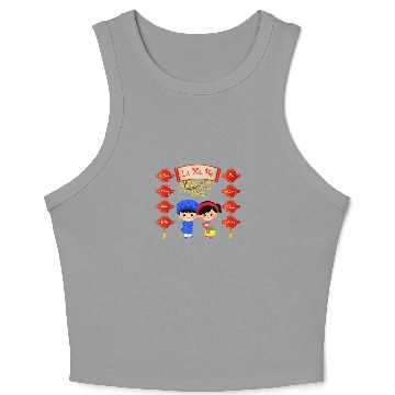 Discover Li Xi Me, Vietnamese Lunar New Year Crop Tank Top