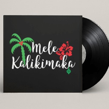 Discover Mele Kalikimaka Hawaiian Merry Christmas Custom Vinyl Record Sleeves