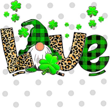 Discover Bleached Love St Patric Day Gnomes Shamrock For Digital Files