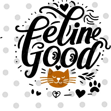 Discover Typography Digital Files Design Feline Good