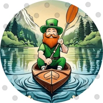 Discover St. Patrick's Day Shamrock St Paddy's Day Kayak Digital Files