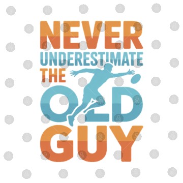 Discover Never Underestimate The Old Guy Frisbee Golf Digital Files