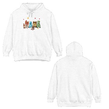 Discover Custom Name Nana Moana Comfort Colors Double Sided Hoodies, Disney Grandma Double Sided Hoodies, Moana Gramma Tala Pua Hei Hei, Mother's Day Gift