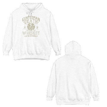 Discover Gentleman Death Whiskey Double Sided Hoodies