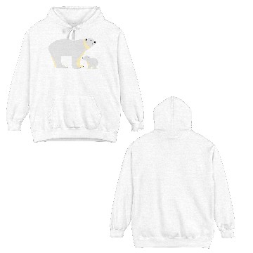 Discover Polar bear Double Sided Hoodies
