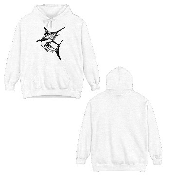 Discover Marlin, Swordfish, Shark, ✔ Double Sided Hoodies