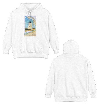 Discover Long Point Light House Ptown Cape Cod Double Sided Hoodies