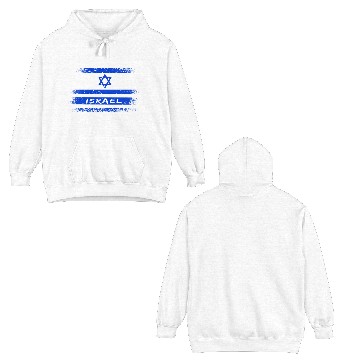Discover Israel Vintage Flag / Gift Jerusalem Double Sided Hoodies