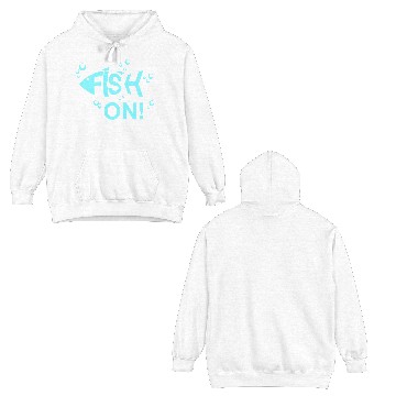 Discover Fish on Fisherman Bone Gift Double Sided Hoodies