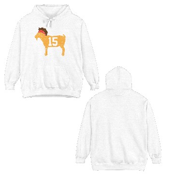 Discover GOAT Number 15 MVP Double Sided Hoodies