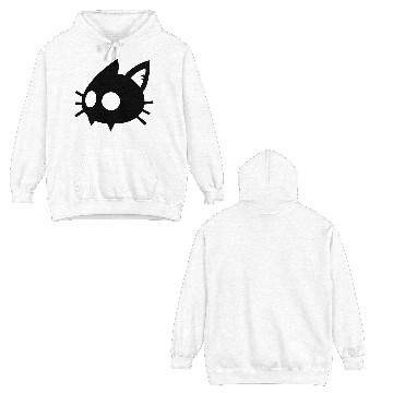 Discover cat face Double Sided Hoodies