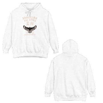 Discover Jiu Jitsu eagle Double Sided Hoodies