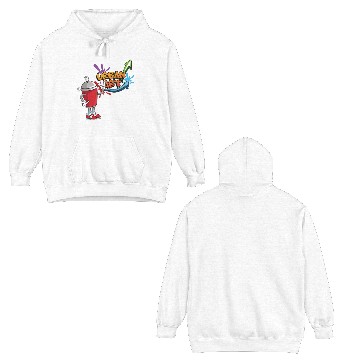 Discover Graffiti Red Double Sided Hoodies