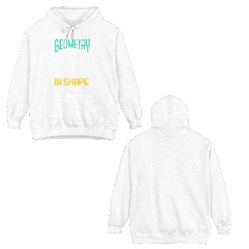 Discover Math Teacher Geometry Gift Double Sided Hoodies