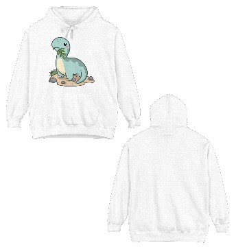 Discover Dinosaur Adventure - Brontosaurus Double Sided Hoodies