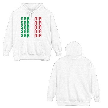 Discover Sardinia Italy Flags Design Double Sided Hoodies