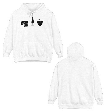 Discover Cheese Wine Grape Double Sided Hoodies