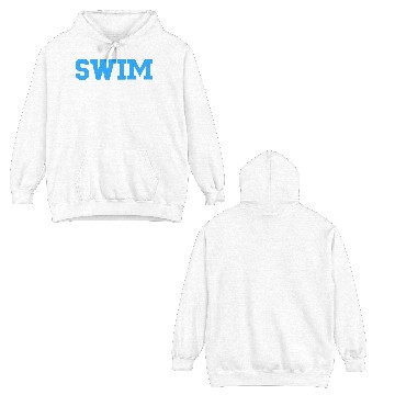 Discover Funny Swimming Instructor Swim Coach Double Sided Hoodies