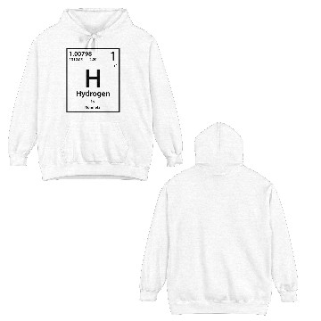 Discover Hydrogen Element (black) Double Sided Hoodies