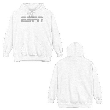 Discover Espn Silver Logo V1 Double Sided Hoodies