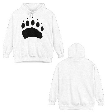 Discover Black Bear Track Double Sided Hoodies