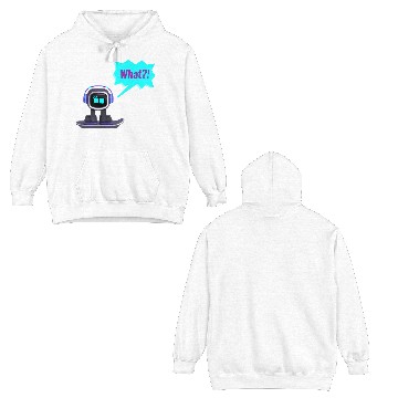 Discover EMO Robot Sticker Double Sided Hoodies