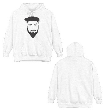 Discover man face Double Sided Hoodies