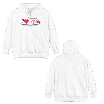 Discover i love japan Double Sided Hoodies