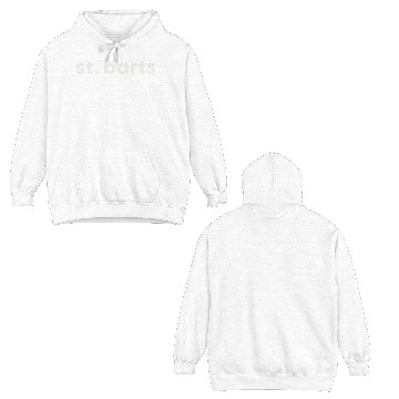 Discover St. Barts - White Double Sided Hoodies