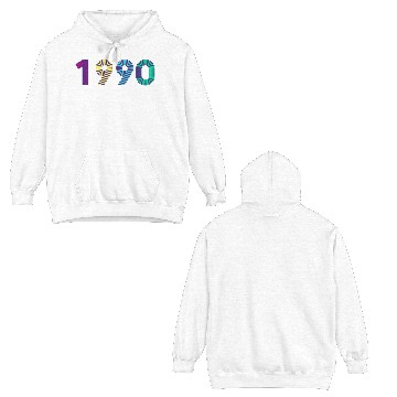 Discover Year 1990 - 90s Colors Double Sided Hoodies