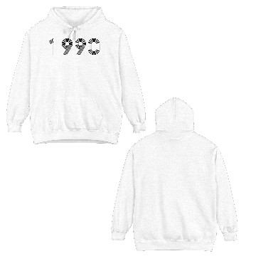 Discover 1990 black Double Sided Hoodies