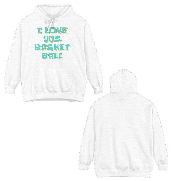 Discover I Love 90s Basketball Double Sided Hoodies