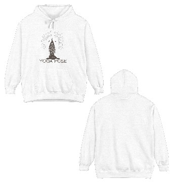Discover HALF MOON YOGA POSE Double Sided Hoodies