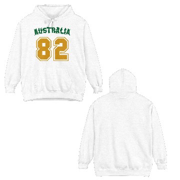 Discover Australia 82 Basketball style Double Sided Hoodies