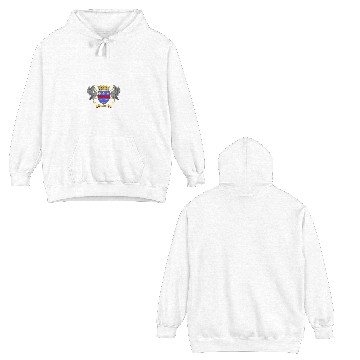 Discover Saint Barthélemy Flag Saying Double Sided Hoodies