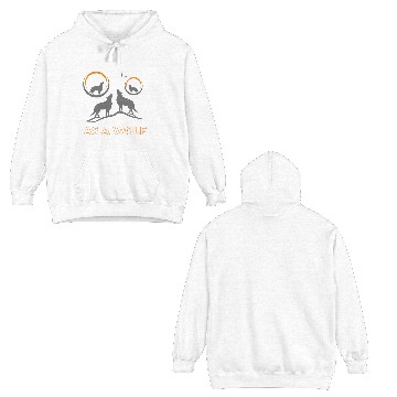 Discover Be Strong As A Wolf Double Sided Hoodies