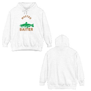 Discover Master Baiter - Wels Catfish Hunter Double Sided Hoodies