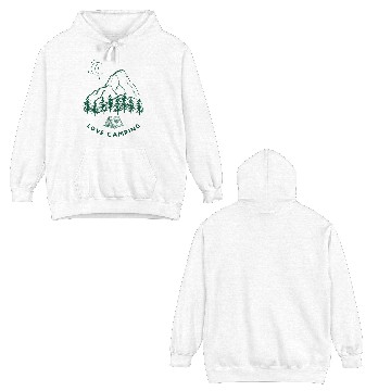 Discover Love Camping Double Sided Hoodies