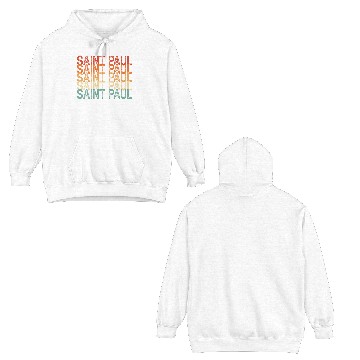 Discover Saint Paul Minnesota Double Sided Hoodies
