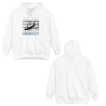 Discover Relax I'm An Aerospace Engineer Engineering Space Double Sided Hoodies