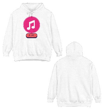 Discover music play Double Sided Hoodies